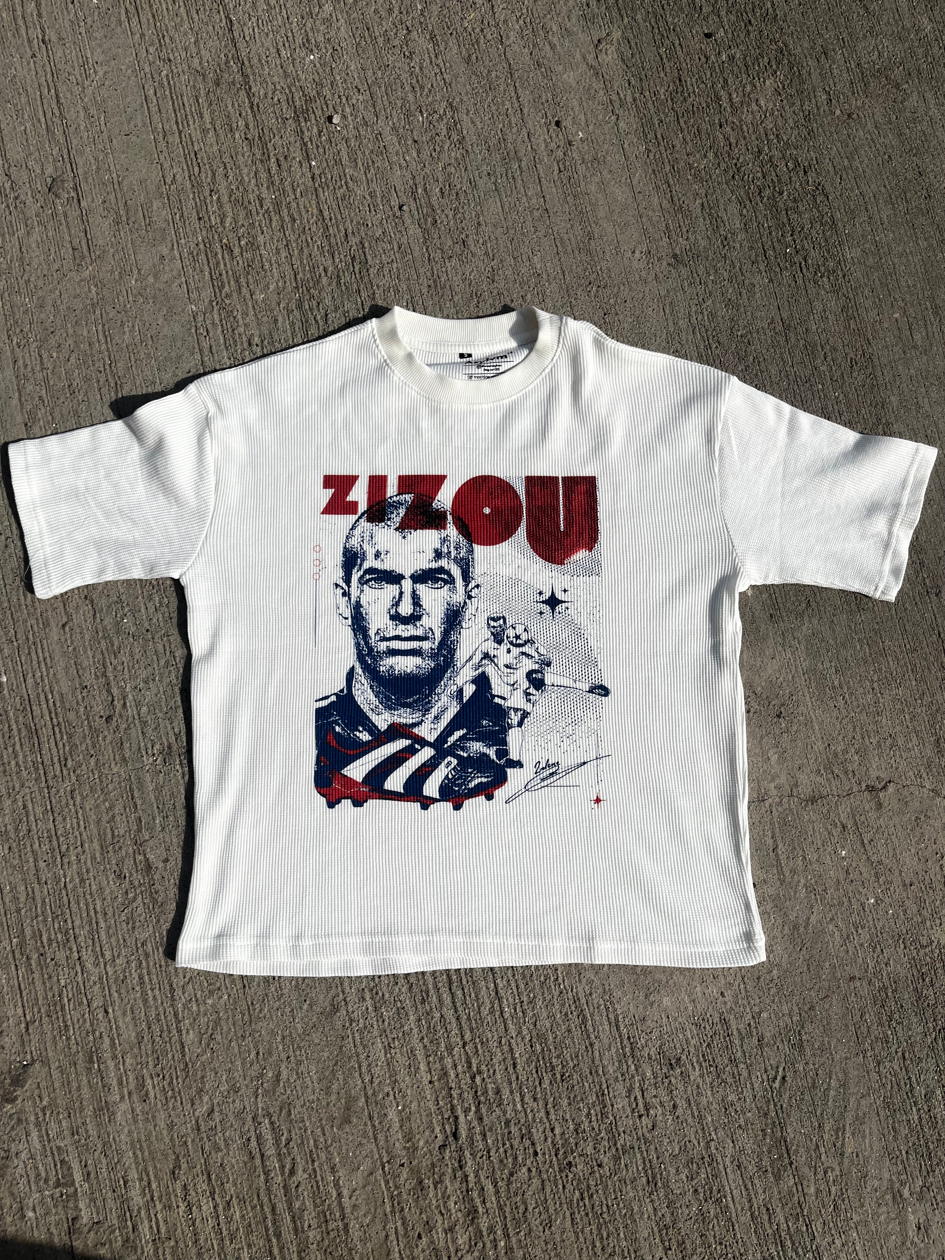 ZIZOU HALF SLEEVES WAFFLE