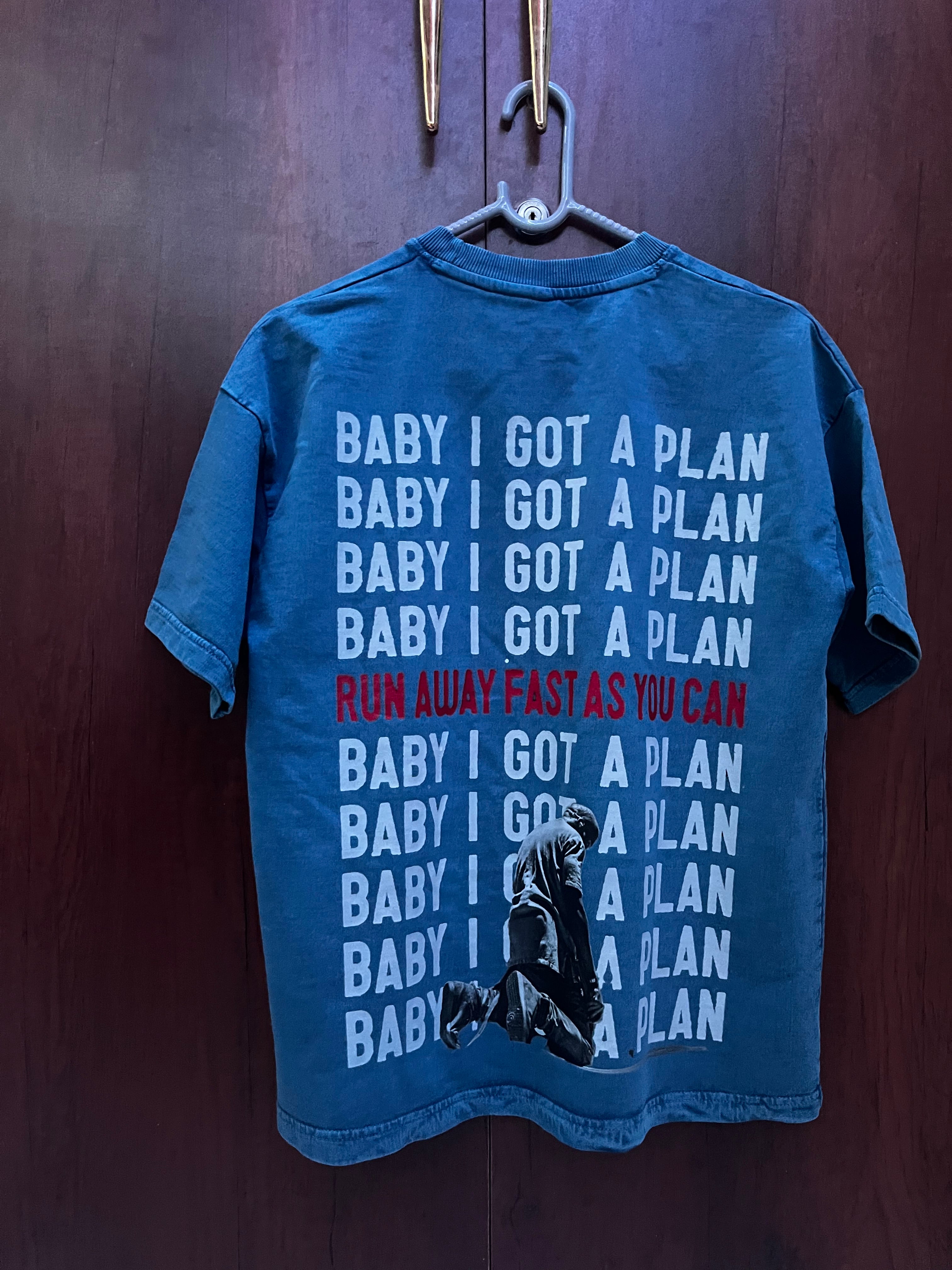 runaway kanye west denim wash boxy fit