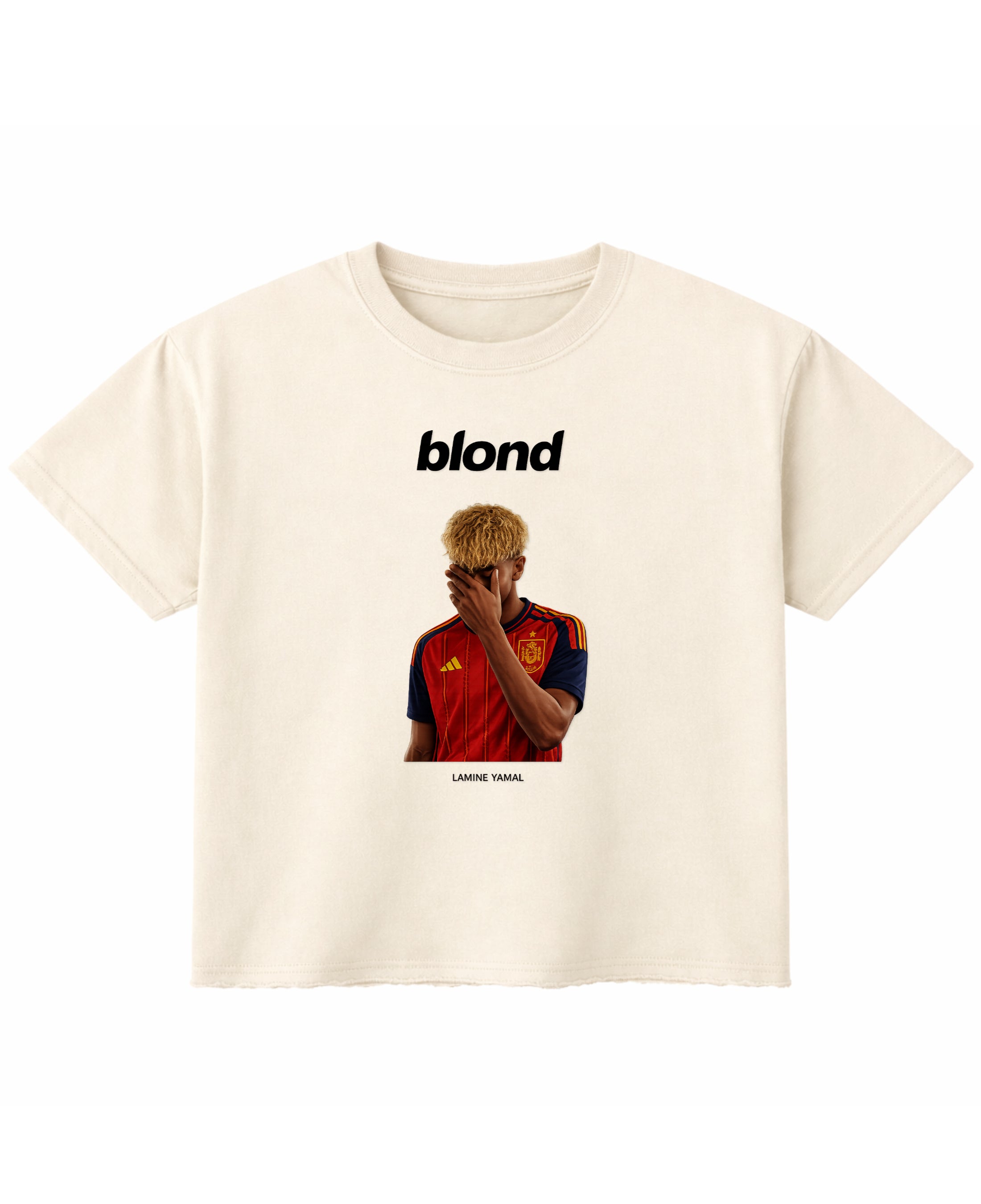 Off White Boxy Fit T-shirt Front Design