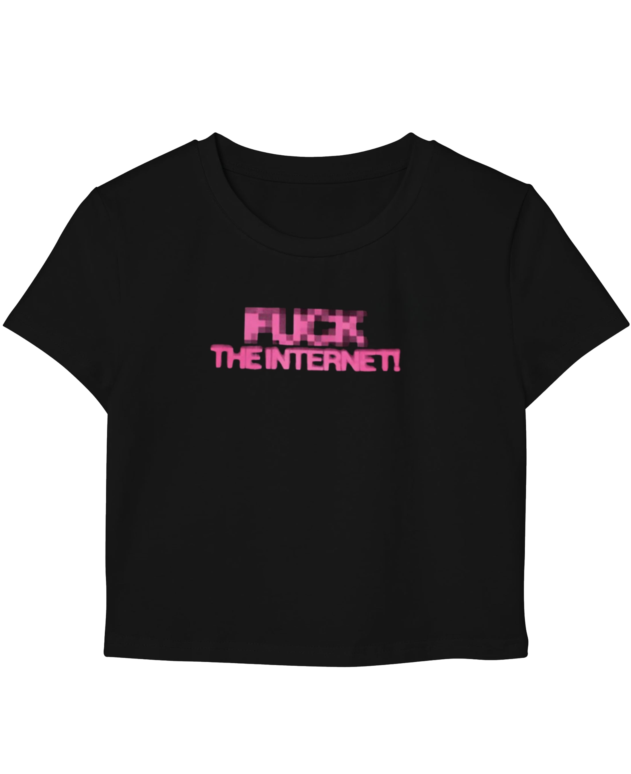 Black Baby Tee Front Design